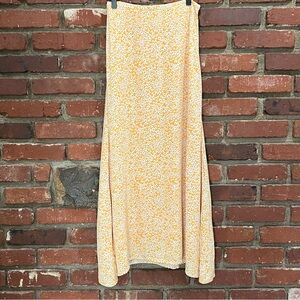 Samsoe Samsoe women's a-line skirt golden aster‎ with flowers size small